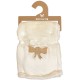  Ivory Velvet Baby Blanket, 30x40 
