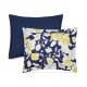  Aster Floral 3-Pc. Reversible Full/Queen Comforter Set, Navy