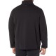  Men’s Ponte Knit Plaid Quilted Front Jacket, Black, Large