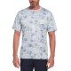  Men's Camo-Print T-Shirts, Gray, Large
