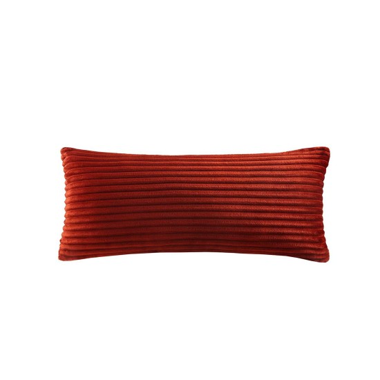  Corded Plush Decorative Pillow, 14