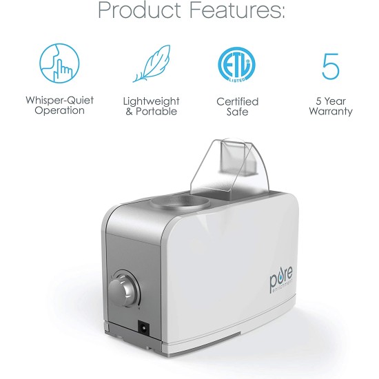  Mistaire Travel Portable Ultrasonic, Humidifier
