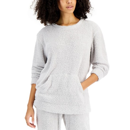  Women Juniors’ Dream Touch Sweatshirt (Light Grey, M)