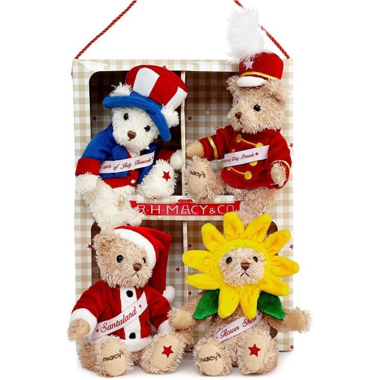 R.H. Macy’s Band of Bears Blossom, Happy, Twinkle, Boom Gift Set