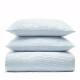  Home Ayana Duvet / Comforter Cover Set and Pillowcase, Blue, Full/Queen