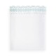  Scalloped Embroidered Flat Sheets, Mint, Full