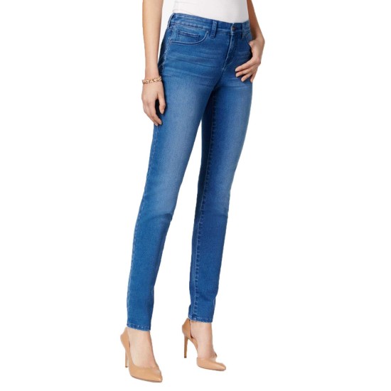 Style & Co Tummy-Control Skinny Jeans (Blue, 18)