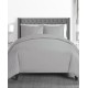  Home Fashions 625-Thread-Count Full/Queen Duvet Cover Set, Gray