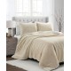  Brenna Faux Fur 3-Pieces Comforter Set, Full/Queen, Ivory