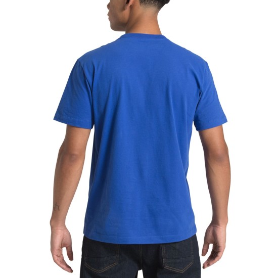  Mens Blue Logo Graphic T-Shirts Small