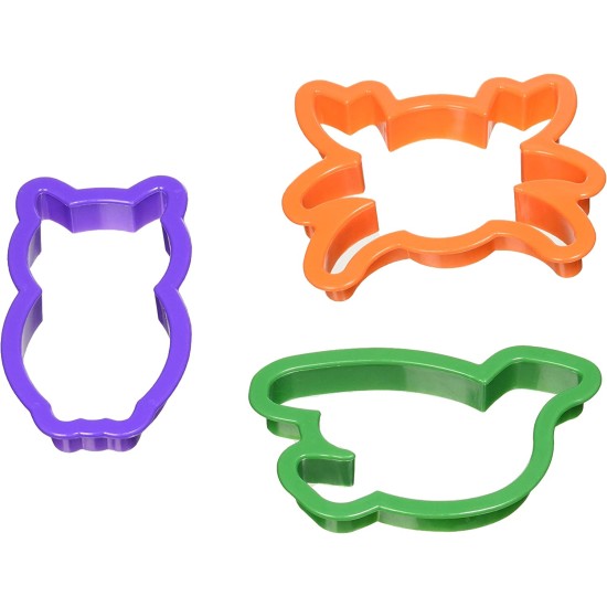  Animal Cookie Cutter Set, 50-Piece, Plastic