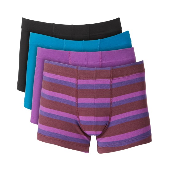  Intimates Purple Boxer Brief Underwear, Large