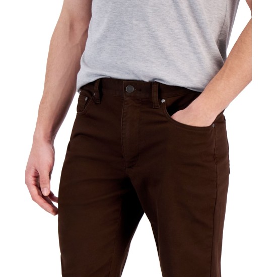  Men’s Five-Pocket Pants, Dark Brown/38×32
