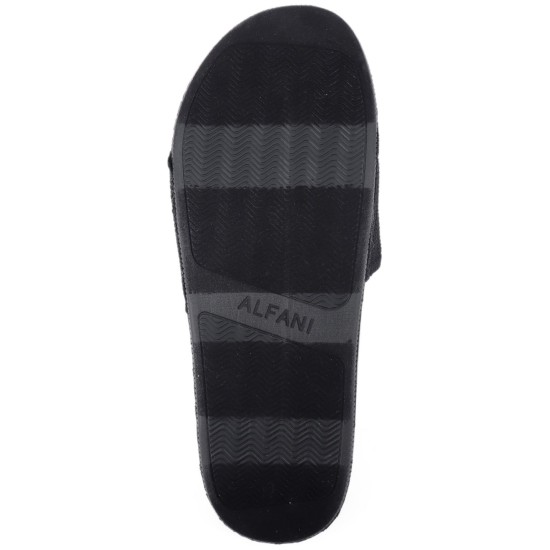  Men’s Ace Mesh Slide Sandals, Black, 12