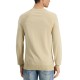  Men’s Ribbed Raglan Sweater, Beige/XL