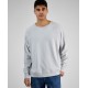  Men’s Raglan Sweatshirt, Light Gray, L