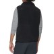  Men’s Coastal Regular-Fit Full-Zip Fleece Vest, Black, XX-Large