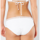  Lace Hipster Bottoms Women’s Swimsuit (White, XL)