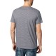  Men’s Soft Pinstriped Karphy T-Shirt, Navy, M