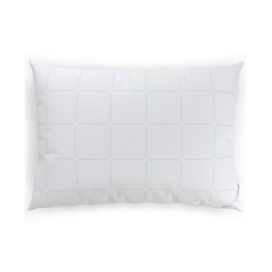  Grid Logo Down Alternative Standard/Queen Pillow, White, 20″ x 28″