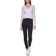  Jeans Cotton Button-up Crop Top, Orchid, X-Small