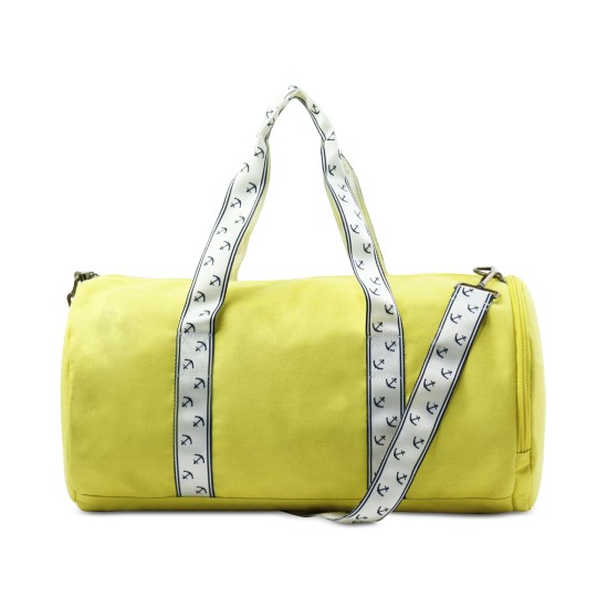  Men’s Solid Duffle Bag, Yellow