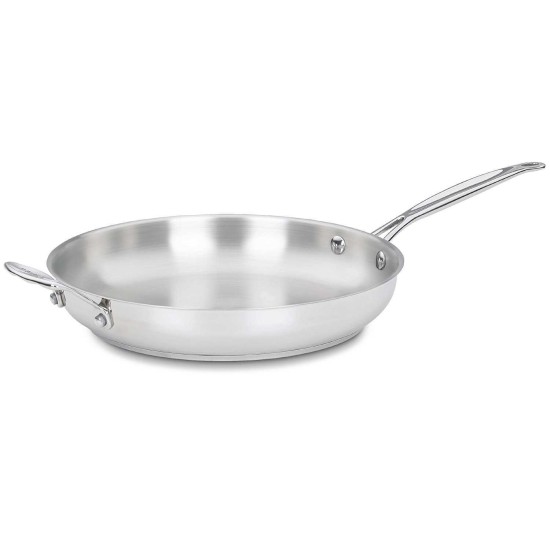  Chef’s Classic Stainless Steel 14″ Skillet w/ Helper Handle