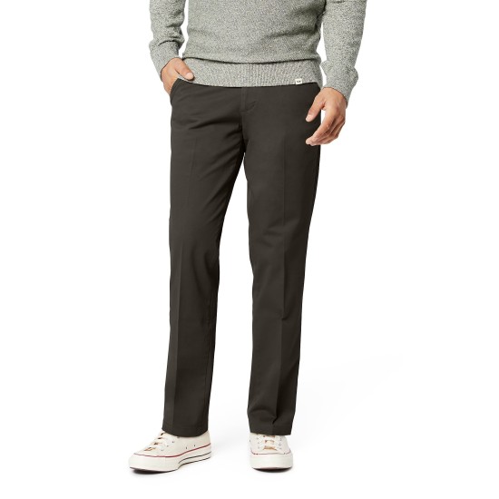  Men s Straight Fit Workday Khaki Smart 360 Flex Pants, Brown/33Wx30L