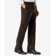  Men’s Easy Classic Fit Khaki Stretch Pants, Dark Brown 30W x 30L
