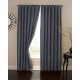  Absolute Zero Velvet 100% Solid Blackout Home Theater Curtain Panel, 50×108
