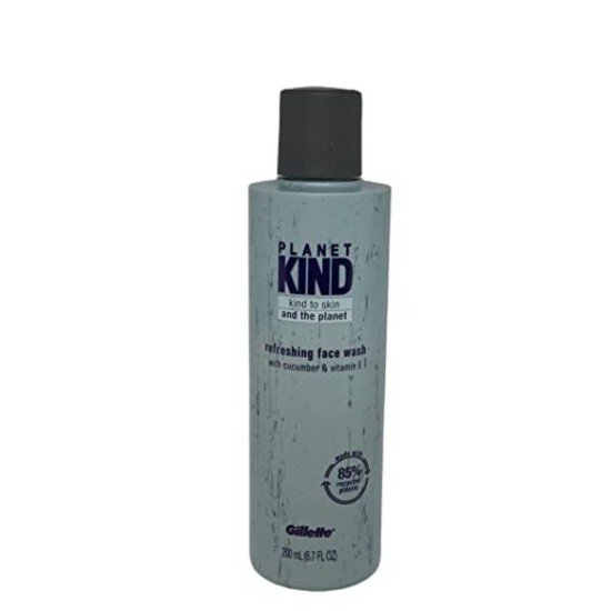 , Planet KIND by  Refreshing Face Wash with Cucumber & Vitamin E – 6.7 fl
