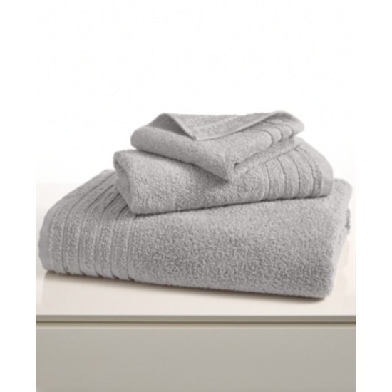  Bath Towels, MicroCotton 30″ x 54″ Bath Towel (2, SILVER)