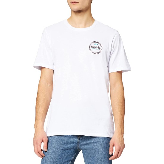  Everyday Washed Formula Short Sleeve T-Shirt, White, L