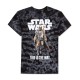  Star Wars Men’s Graphic Tie Dye T-Shirt, Black, Small
