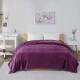  Microlight Plush Full/Queen Oversized Blanket Bedding, Full/Queen, Purple