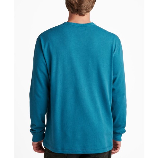  Men’s Porter Long Sleeve Boxy Pocket T-Shirt, Navy, Small
