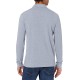  Men’s Classic Fit Long-Sleeve Pique Polo Shirt, Light Indigo Blue, XL