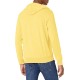  Mens Long Sleeve Hooded Jersey Cotton T-Shirt Hoodie, Napolitan Yellow, Medium