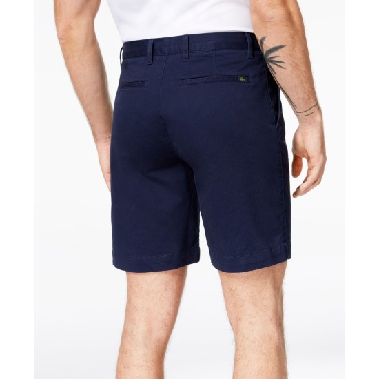  Mens Regular Fit Cotton Gabardine Bermuda Shorts , Navy/34