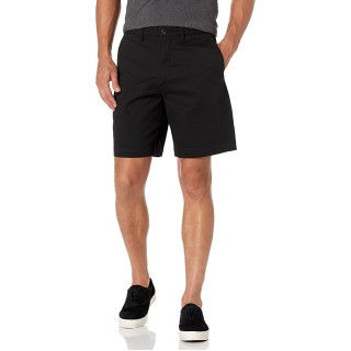 Lacoste Men's Regular Fit Cotton Gabardine Bermuda Shorts, Black,