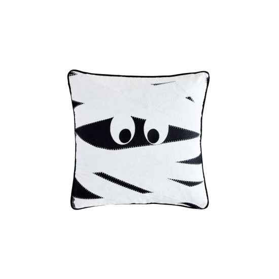  Mummy BW Decorative Pillow Decorative Pillow, Black, 20″ X 20″