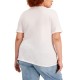  Womens Trendy Plus Size Tiger Celestial-Graphic T-Shirt, Mauve/1X