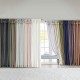  Emilia Lined Twisted Tab Top Faux-Silk Window Panel, 50 x 108