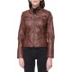 Maralyn Me Juniors Faux-leather Jacket Brown, XSmall