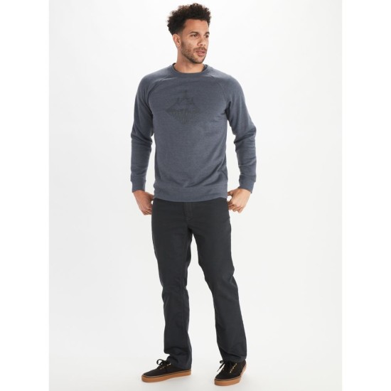  Mens Graphic Comfy Sweatshirt, Gray, Large