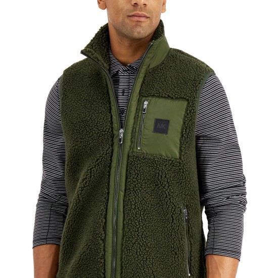  Men’s Full-Zip Vest, Green, X-Large