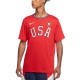  Men’s Sportswear Graphic T-Shirt, Red, M