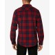 O’Neill Mens Glacier Plaid Flannel Shirt, Small, Red