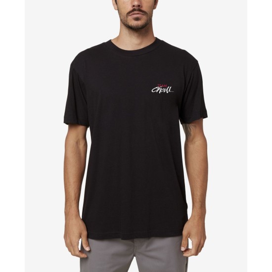 O’Neill Men’s Throwback T-Shirts, Black, Medium