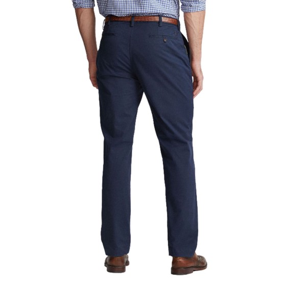  Men’s Big & Tall Bedford Classic-Fit Stretch Chino Pants, Navy, 36×36